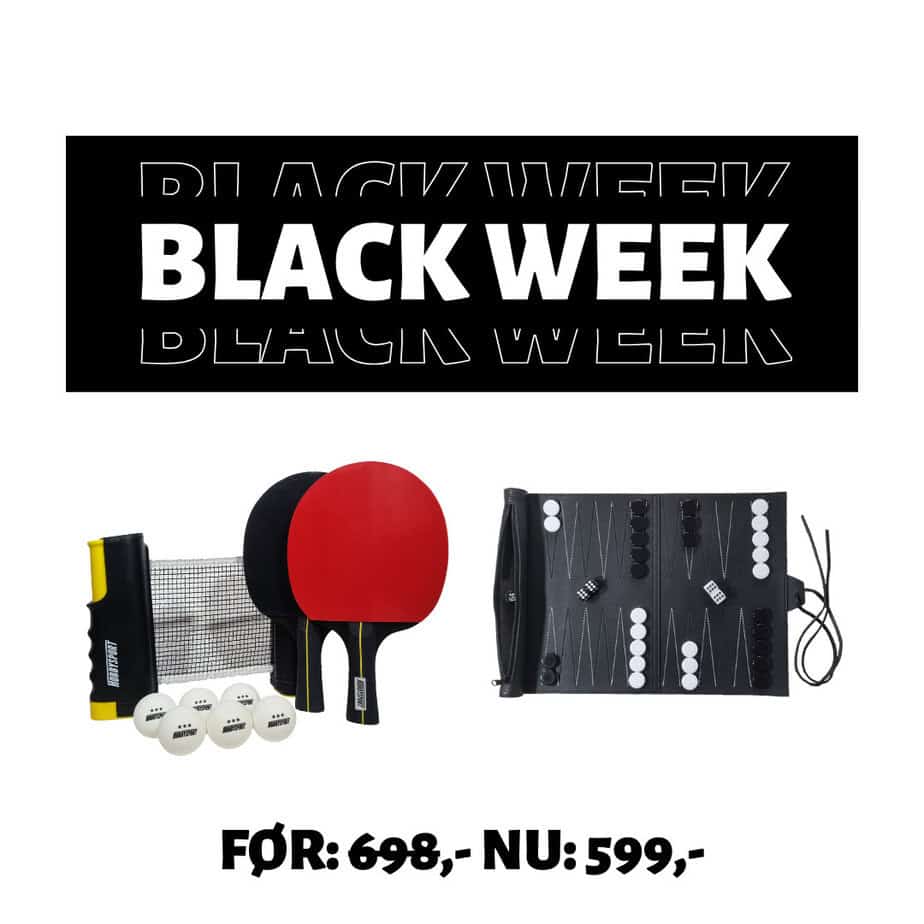 Black Week Bundle #1 Bordtennis Og Backgammon